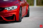 BMW M3 Sedan on Vossen Wheels (VFS4) 2017 года